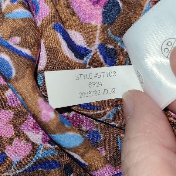 J. Crew Factory Purple and Pink Casual Pencil Skirt - Picture 4 of 6